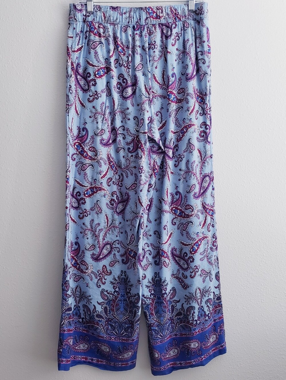 Ann Taylor Loft Paisley Relaxed Straight Leg Pants - Picture 6 of 10